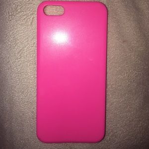 iPhone 5 hot pink phone case