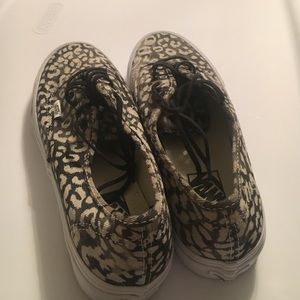 Animal print vans