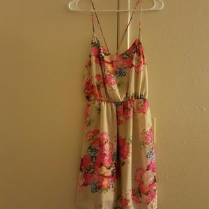 *sold* Spring floral crossback dress