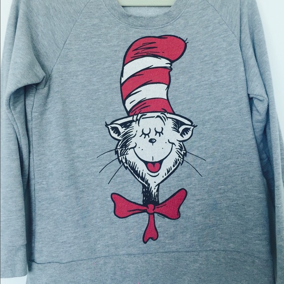 Forever 21 Sweaters - Forever 21 Dr. Seuss Gray Sweater
