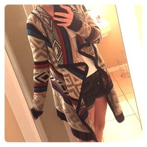 Aztec style cardigan/sweater