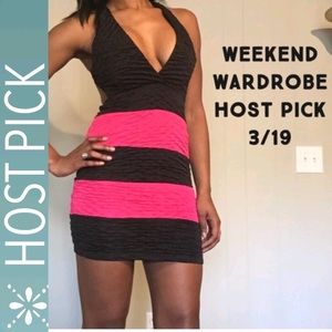 Cross back dress