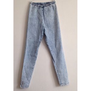 Acid Wash High Waisted Jeggings size large
