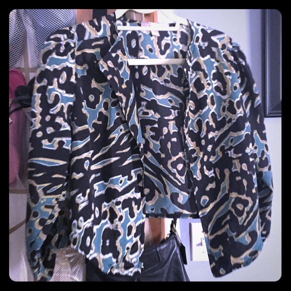 Forever 21 thin silk blazer