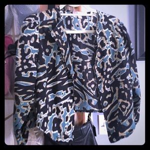 Forever 21 thin silk blazer