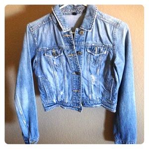 American Eagle Jean Jacket Size Small