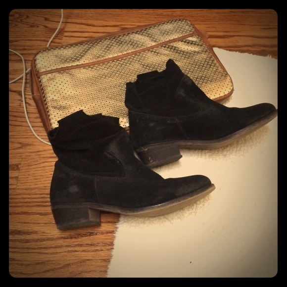 Authentic Leather Pull-On Booties - Picture 1 of 4