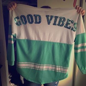 Long sleeved cotton shirt.