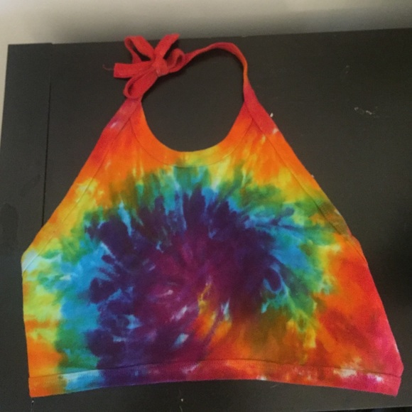 Tie dye halter top
