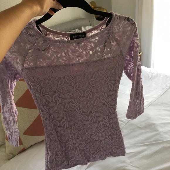 Bebe lace top