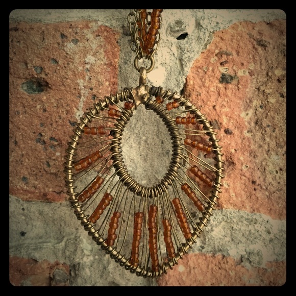 Beaded Wire Necklace