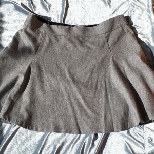 Grey Banana Republic fit and flare skirt. NWOT
