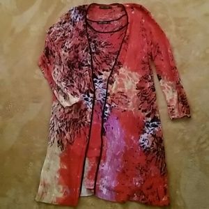 Nic & Zoe brilliant color sweater set