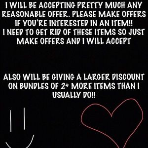 EVERYTHING MUST GO!! WILL BE ACCEPTING ALL OFFERS