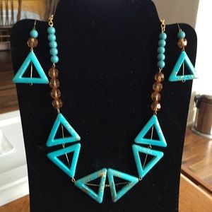 Cute Handcrafted Fashion Necklace & Earring Set