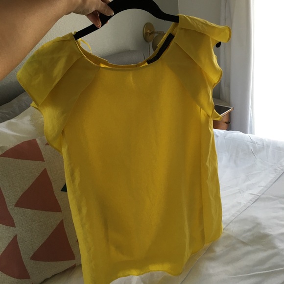 Zara yellow blouse
