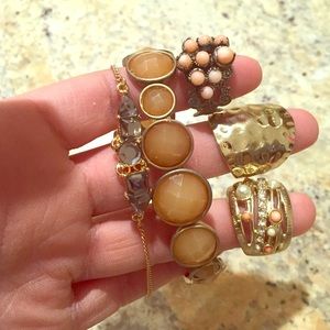 Bundle of rings and bracelets
