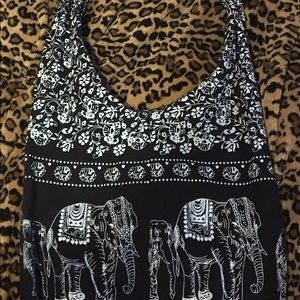 Large Elephant Crossbody Bag