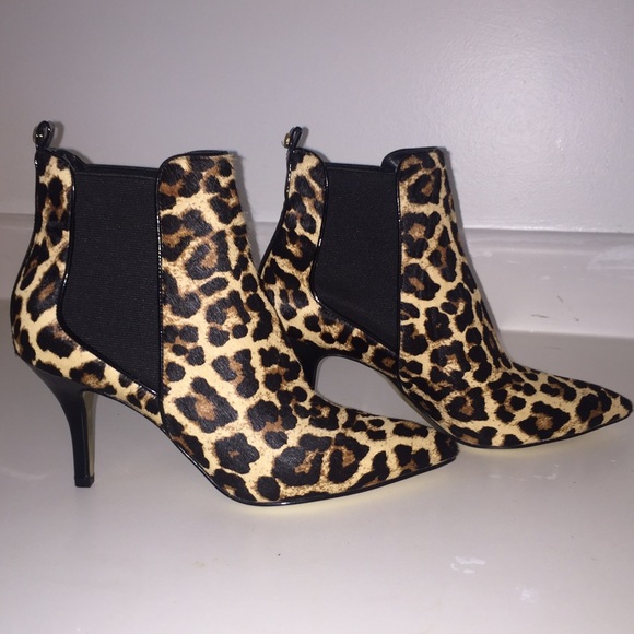 Michael Kors Asbury Booties - Cheetah Print