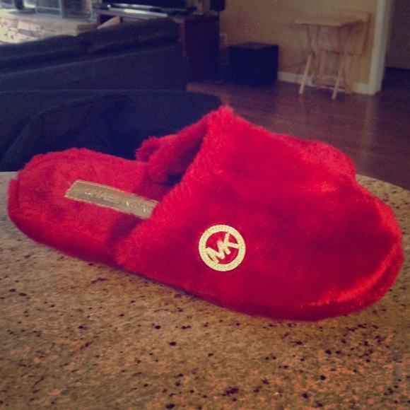 Michael Kors Red Slipper
