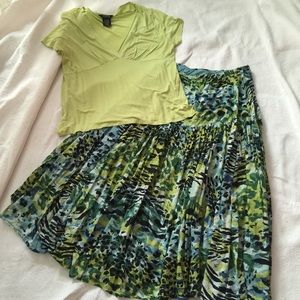 Skirt and top