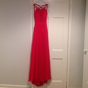 Red Prom dress