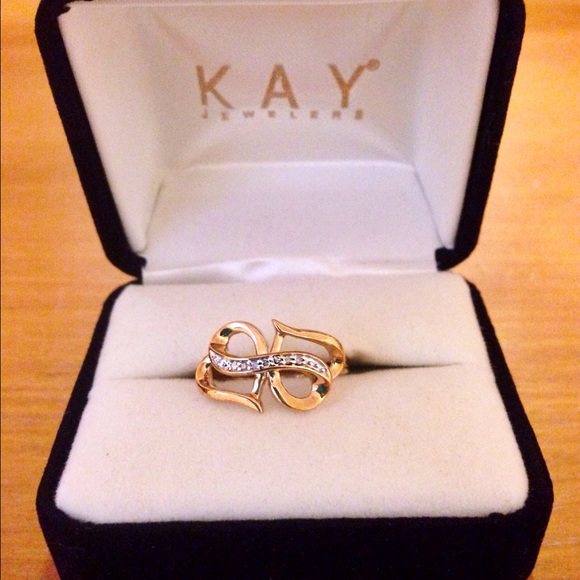 Kay infinity ring (gold)