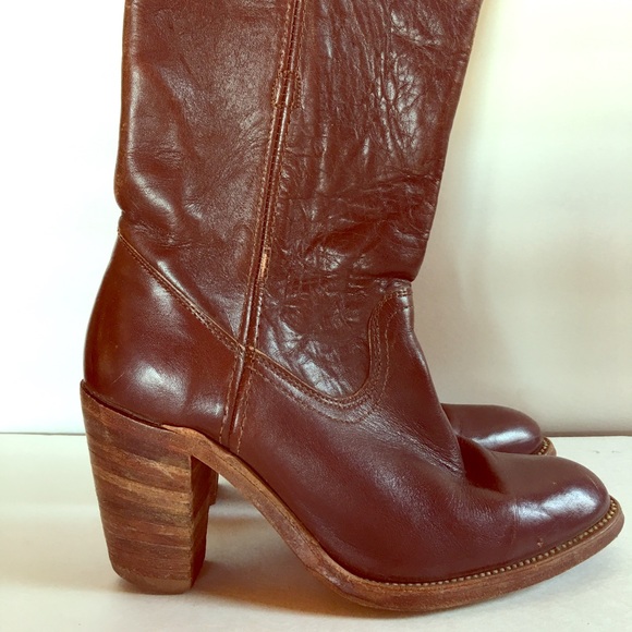 Frye heeled boots! Vintage