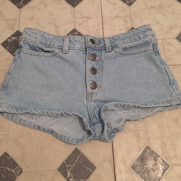 AA denim shorts
