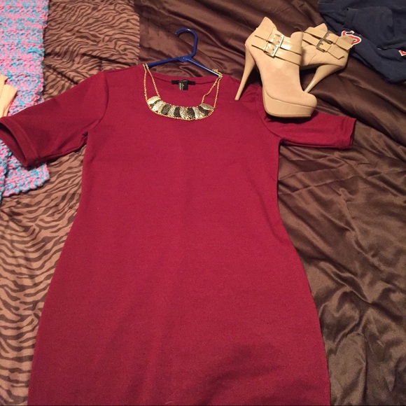 Maroon dress