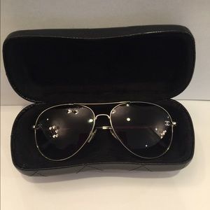 Silver Chanel Aviators