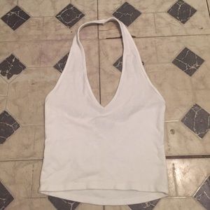 Brandy Melville white crop top
