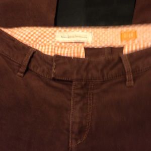 Pilcro and the letterpress brown pants