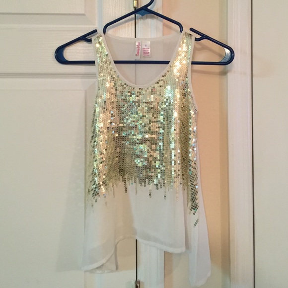 💎 girls beautiful sequin top 💎
