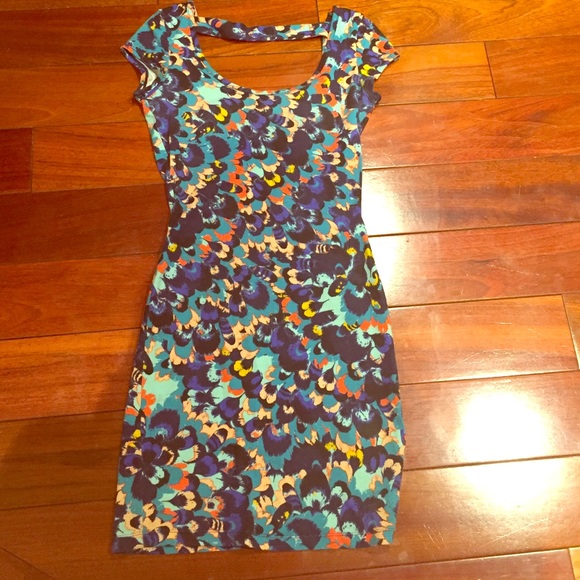 Sexy colorful dress