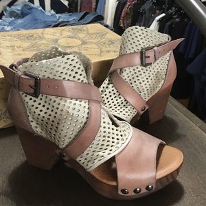 Free People Wide Wedge Rendering Croch Clog