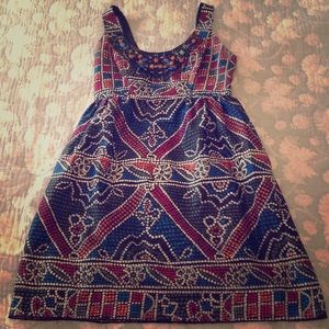 Beautiful Anthropologie Multi-colored dress