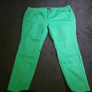 Forever 21+ Skinny Jeans Green
