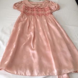 coral Betsey Johnson silk sea shells print dress