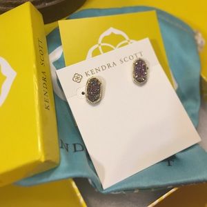 Multi drusy Ellie studs