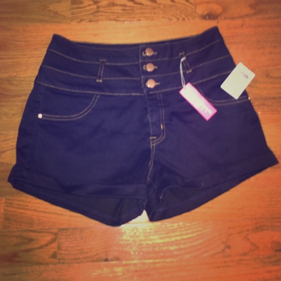 Charlotte Russe Pants - High wasted denim shorts