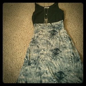 Tie dye maxi skirt
