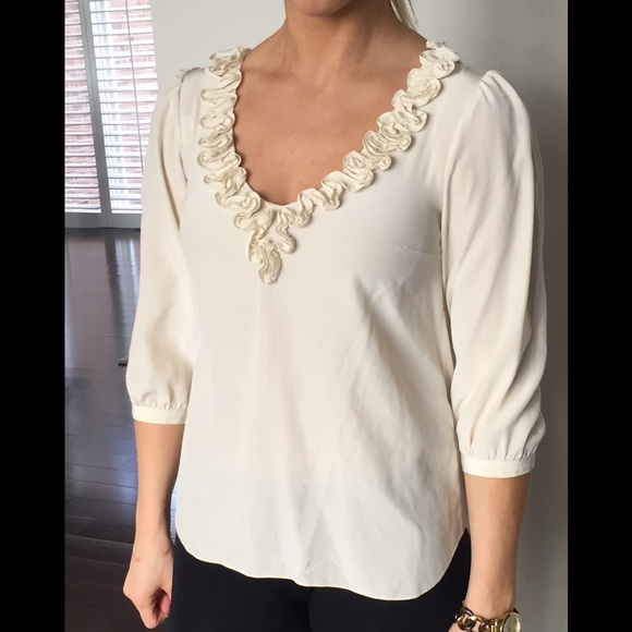 Beautiful 100% Silk Boutique Blouse-Wardrobe Must!