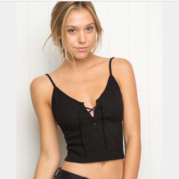 Brandy Melville black Bethany tank