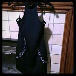 Forever 21 Black Halter Bodycon Dress Size M