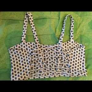 Arrow Patterned Bandeau