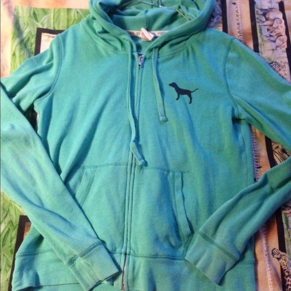 SOLD!! VS PINK full zip sweater - Picture 2 of 4