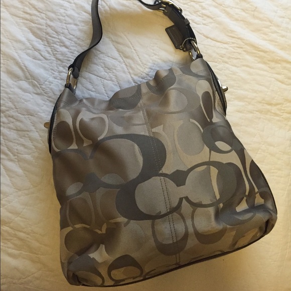 Silver Coach Purse