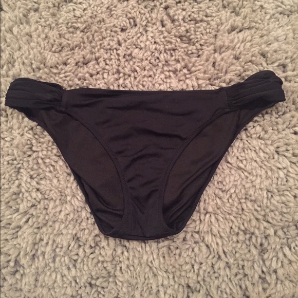 Victoria Secret black swim bottoms size L
