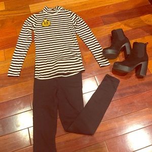 Long sleeve striped shirt